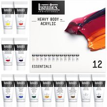 Liquitex Professional Heavy Body Acrylic Paint, 12 X 22Ml (0.74-Oz), Essentials