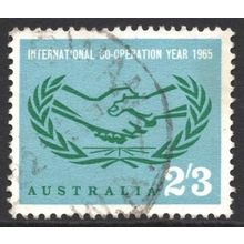 AUSTRALIA 1965: INTERNATIONAL CO-OPERATION YEAR - 2/3 USED (G1)