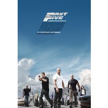 Fast Five (2011)_5 Movie Film Poster Canvas iconic design