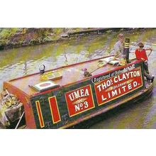 Staffordshire WOLVERHAMPTON Canal Boat Postcard (Shepperton Swan 12)