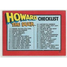 HOWARD THE DUCK card # 77 (1986)
