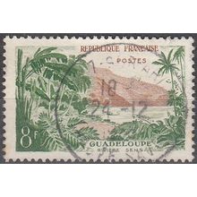 France 1957 Michel 1160 O Cote (2008) 0.15 € Guadeloupe rivière Sens Cachet rond