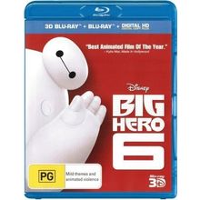 Big Hero 6 3D Blu-ray / Blu-ray | Region Free