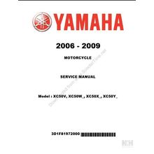 YAMAHA XC50V XC50W XC50X XC50Y SERVICE MANUAL SCOOTER 298 PAGES IN ENGLISH
