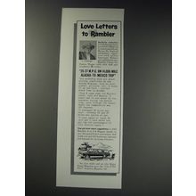 1963 Rambler Cars Ad - Love Letters to Rambler