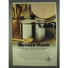 1978 Revere Ware Ad - Retain Its Beauty