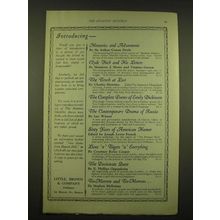 1924 little, Brown & Company Ad - Memories and Adventures Sir Arthur Conan Doyle