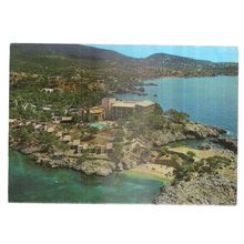 HOTEL PUNTA NEGRA, BALEARES, MALLORCA, SPAIN .used postcard vintage 1984 pm =