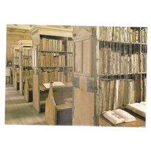 THE CHAINED LIBRARY, HEREFORD CATHEDRAL, unused postcard =