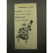 1950 Du Bouchett Crme de Menthe Ad - art by Paul Rand