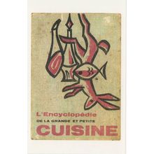 L'Encyclopedia De La Grande Cuisine 1959 Book Postcard