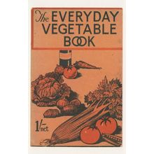 The Everyday Vegetable Book 1928 Edition Souvenir Postcard