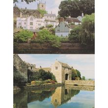 Markenfield Hall & Aerial Knaresborough 2x Postcard s