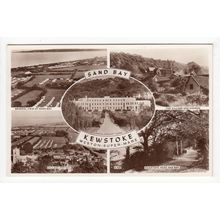 Multiview of Sand Bay Kewstoke Weston-Super-Mare Somerset RP Postcard
