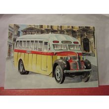 1949 DODGET11OL BUS. unused postcard Maximim card no 25. COACH /