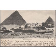 Menahouse Hôtel, Giza, 1903 - Lichtenstern & Harari Postcard