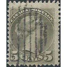 Canada 1876 SG85 5c Olive-Green Fine Used .. ..