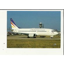 Aviation L'AEROPOSTALE BOEING 737-300 Postcard by Editions P.I. (744)