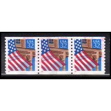 Used 2913 32c U.S. Flag Over Porch Very Fine PNC 11111/3 PA3486