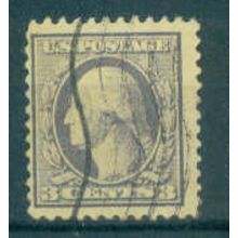 Used 529 3c George Washington Barely Clears A13027