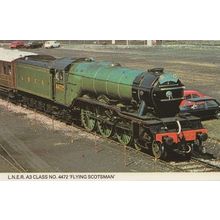 LNER A3 Class Flying Scotsman Train 4472 Photo Postcard