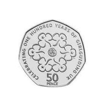 2010 Guides 50p circulated