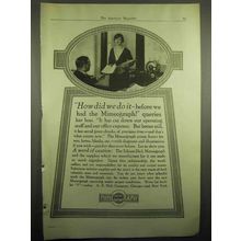 1918 Mimeograph Ad - How Did We Do It?
