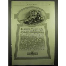 1918 Mimeograph Ad - In Action!