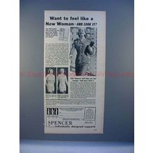 1952 Spencer Body & Breast Supports Girdle Ad, Feel New