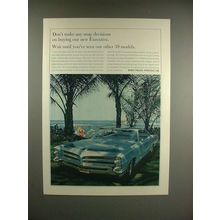 1966 Pontiac Star Chief Executive Car Ad: Snap Decision