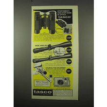 1975 Tasco Optics Ad - #161 Bantam Hunter Binoculars