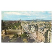 PRINCES STREET, EDINBURGH unused vintage postcard by E T W Dennis =