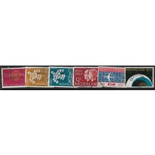 1960's 6 different values - #2 fine used (o)