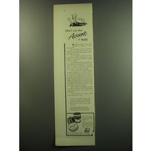 1949 Ac'cent MSG Ad - Don't say that Ac'cent is magic