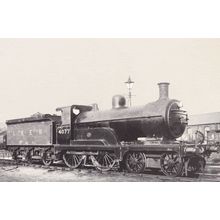 LNER 4077 Train Postcard