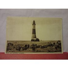 BEACHY HEAD LIGHTHOUSE, EASTBOURNE used postcard Shoesmith Etheridge 1955 pm =