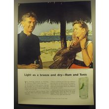 1959 Rums of Puerto Rico Ad - Light as a breeze and dry - Rum and Tonic