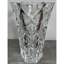 Crystal Bouquet Vase Hexagonal Mini Collectable Vase Display Small Vintage ;'