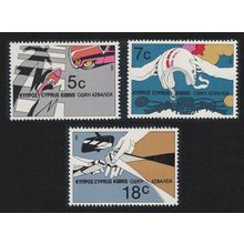 Cyprus Road Safety Campaign 3v 1986 MNH SG#689-691