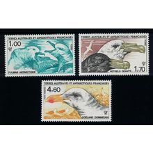 FSAT TAAF Fulmars Petrels Gull Birds 3v 1986 MNH SG#208-210 MI#208-210