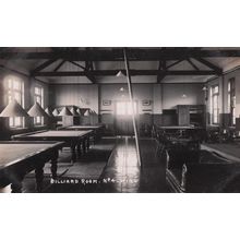 No 4 Wing Billiards Room Wenodover Buckinghamshire Hospital Postcard