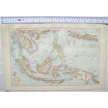 1895 The Times Plate 84 Siam and The Malay Archipelago