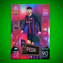 Pedri Barcelona CF Red Ray Limited Edition Match Attax 2022 2023 LERR