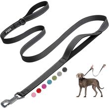 Fida 6 FT Heavy Duty Dog Leash with 2 Comfortable Padded Handles, Traffic Handle