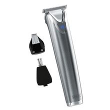 Wahl USA Stainless Steel Lithium-Ion Cordless Beard Trimmer for Men - Rechargeab