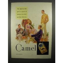 1930 Camel Cigarettes Ad - Spark of Pleasure