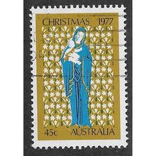 AUS 1977 45c 'CHRISTMAS' FINE USED (EBID66-744)