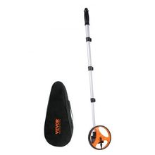Measuring Wheel in Inches, 6.3 in Wheel Diameter, 39.37-16.53 in Telescoping...