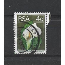 SouthAfrica.SG351 4c Arum Lily.Paper Unchecked.Fine Used.Sep25r