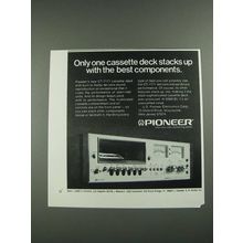 1975 Pioneer CT-7171 Cassette Deck Ad - Only One Stacks Up